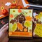 200 Pcs Thanksgiving Buttons for Crafts - Fall Pumpkins Sunflowers Shaped Thanksgiving Day Wooden Orange Buttons for Sewing Clothes Accessories Scrapbooking DIY Decorative Embellishments 1In
